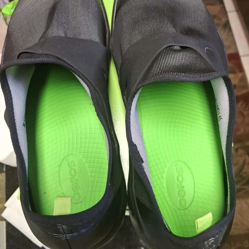 Oofos Oomg Fibre Low Post Exercise Active Recovery Slip-On Sneakers Men Size 12 - Picture 12 of 16